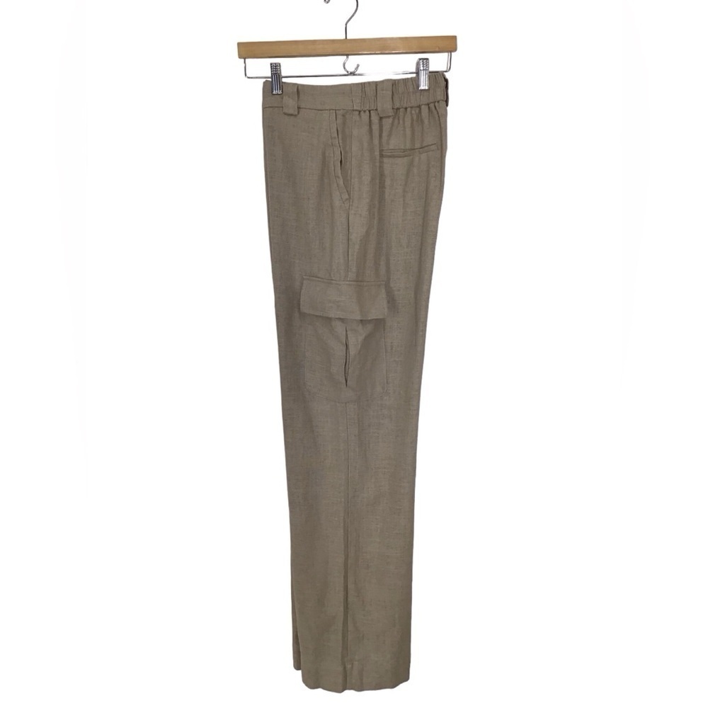 House Of Harlowe 1960 X REVOLVE Wide Leg High Waisted Linen Cargo Pants …